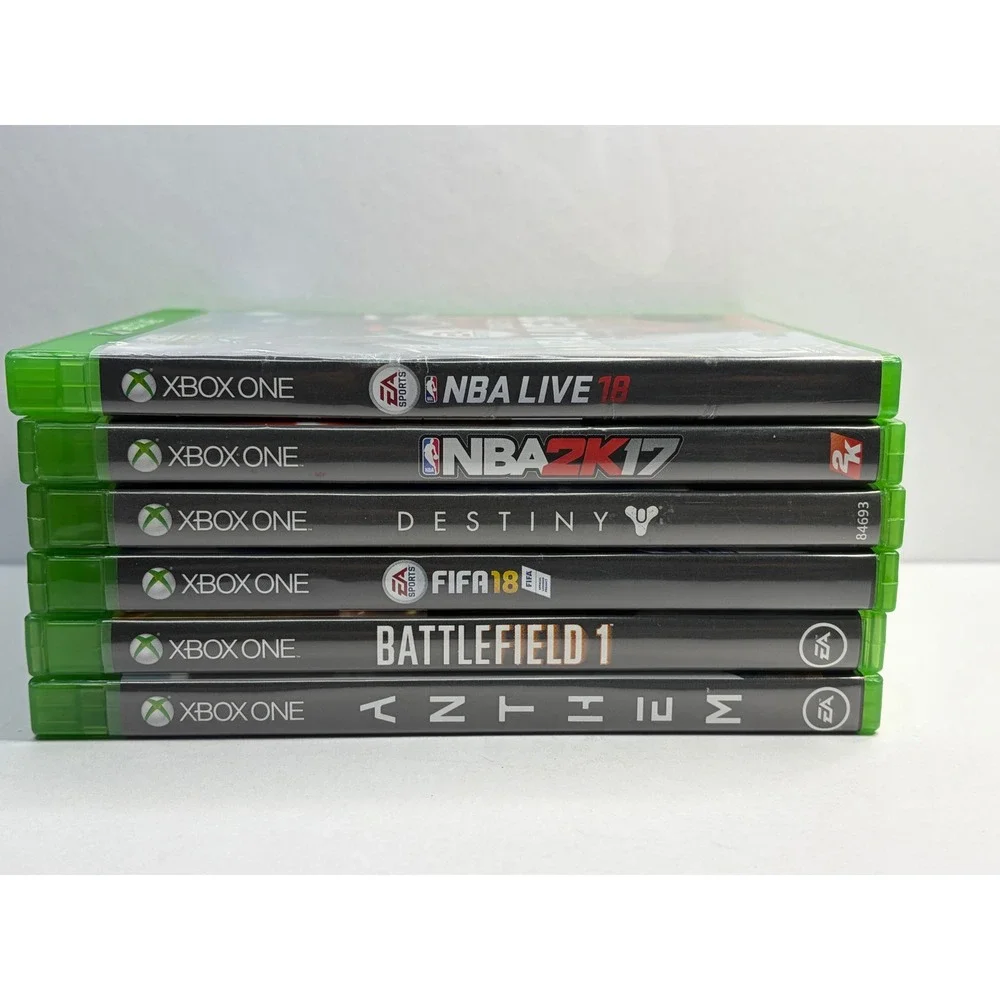 Xbox One Game Lot Battlefield 1 Anthem Destiny FIFA 18 NBA 2K17 NBA Live 18  NM